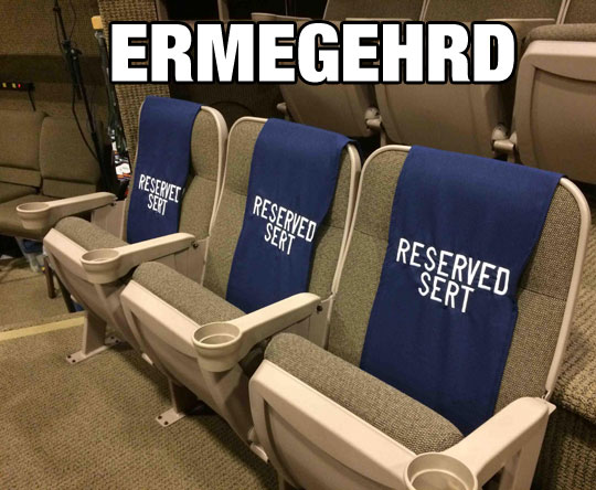 The Seats Are Taken