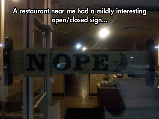 Open-Closed Sign