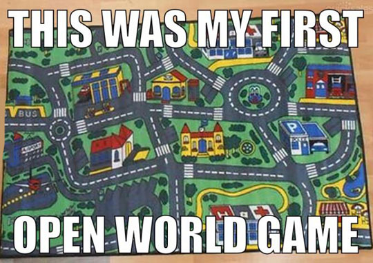 The First Open World Game