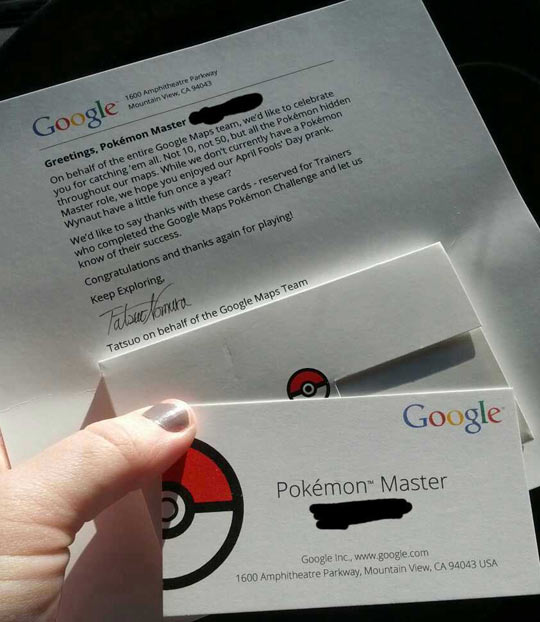 A Google Pokemon Master
