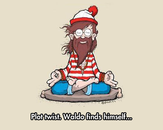 funny-Waldo-meditation-find-himself