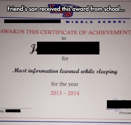 funny-award-school-sleeping-achievement