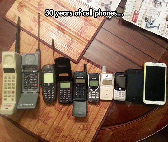 The Evolution Of Cell Phones