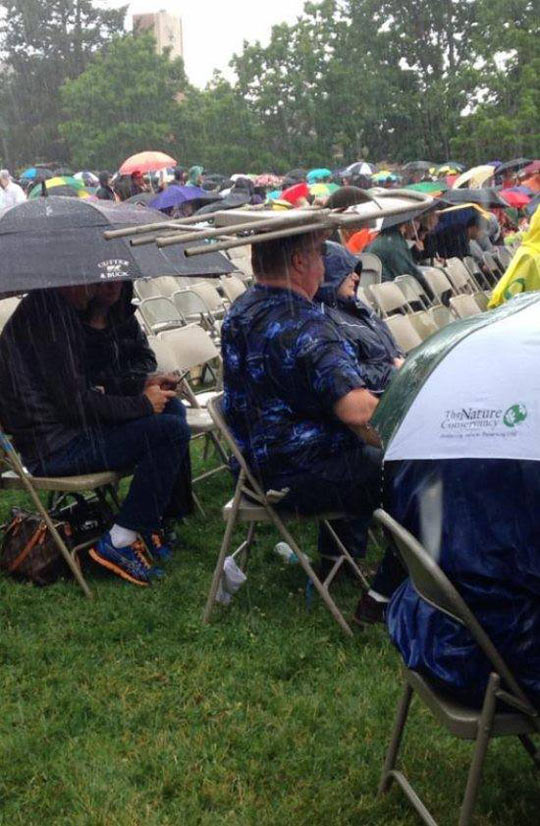 funny rain hat