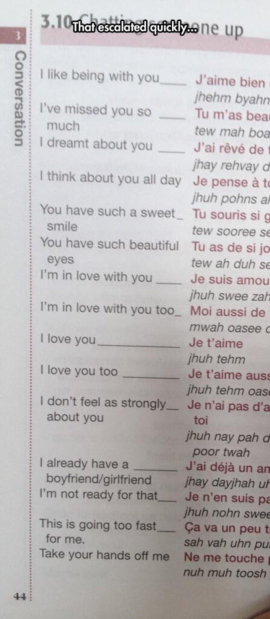 funny-chatting-someone-French-translate