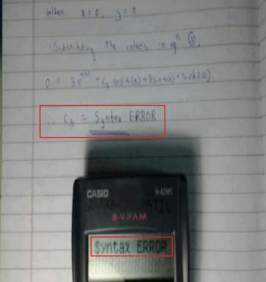 Always Trust Your Calculator