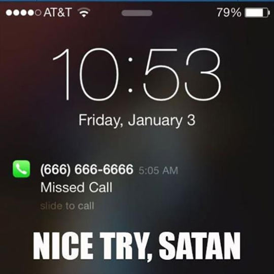 Nice Try, Satan