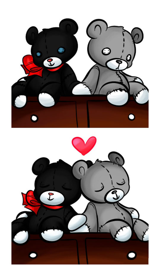 funny-webcomic-bear-fixing-Teddy-pieces-heart-love