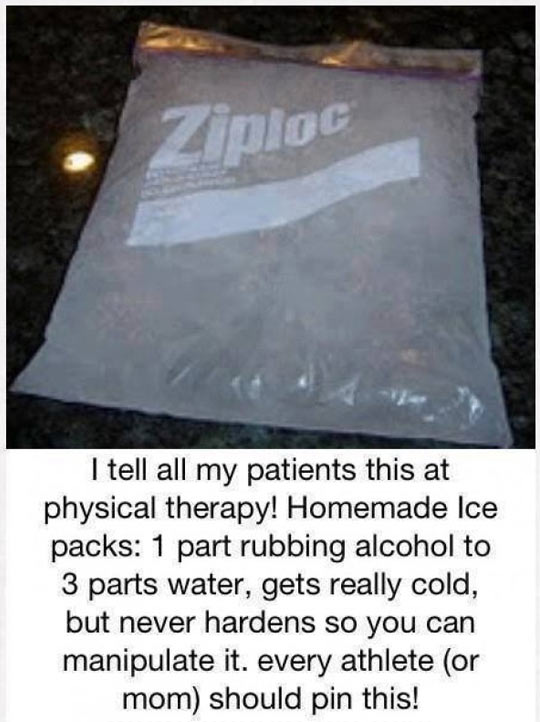 Homemade Ice Packs