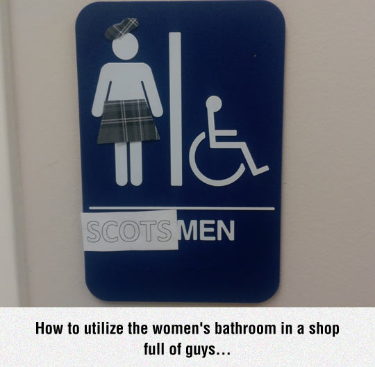 funny-bathroom-woman-Scotsmen-handicap
