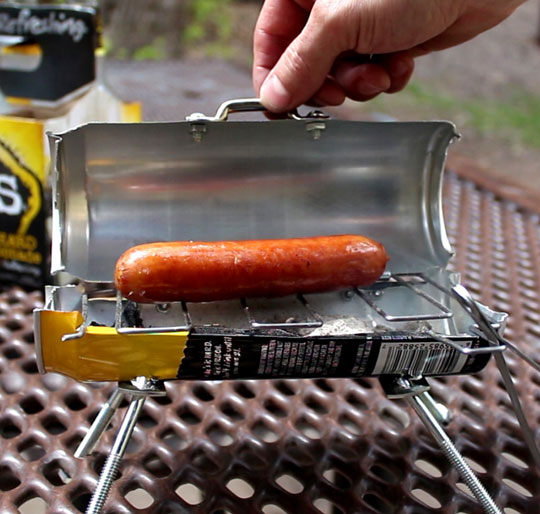 Teeny Tiny BBQ Made From A Drink Can