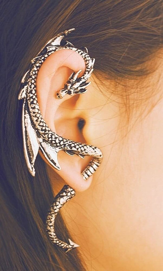 A Very Unique Dragon Earring