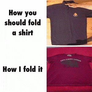 There Are Several Different Ways To Fold A Shirt