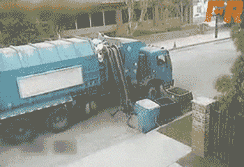 Garbage truck gif animation