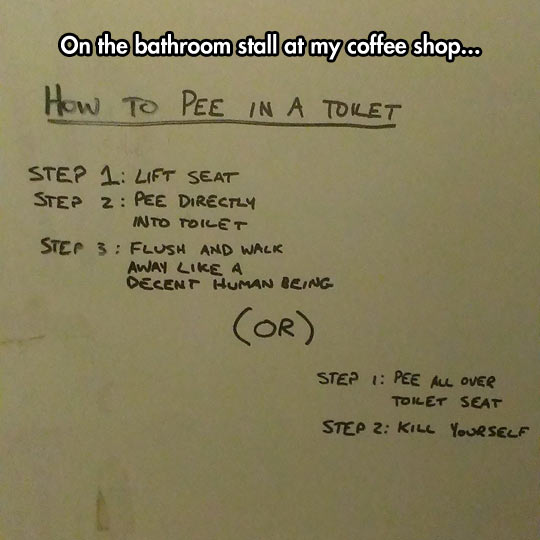 Toilet Instruction