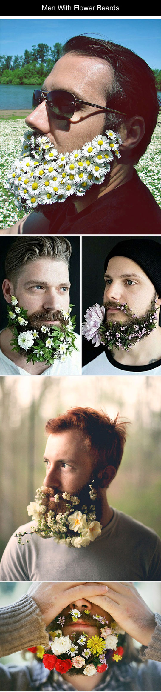 Men With Fabulous Flower Beards
