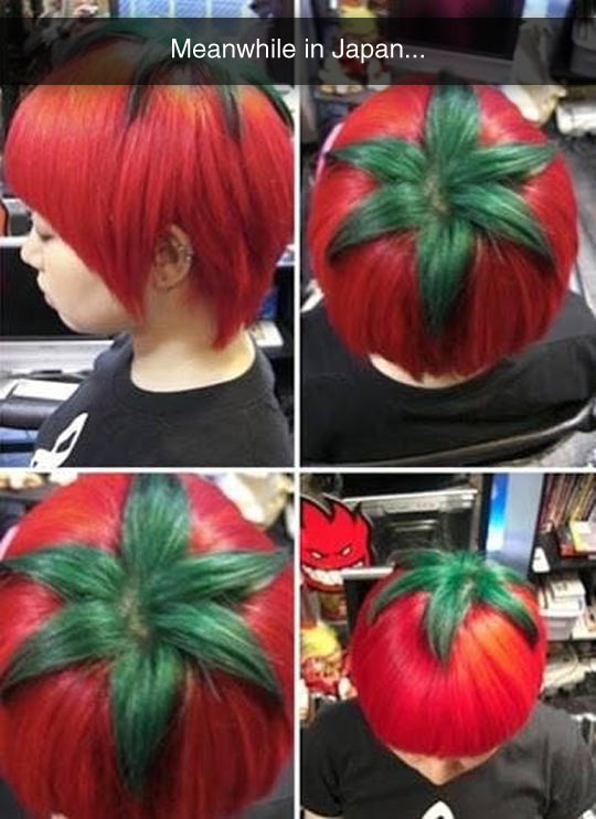 funny-tomato-hair-color-Japan