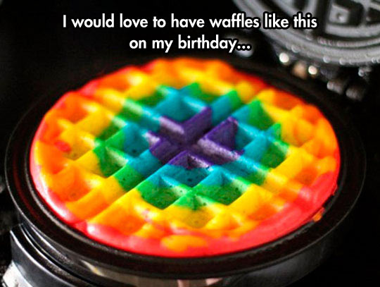 funny-waffles-birthday-rainbow-colors