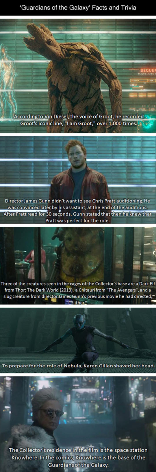Some Guardians Of The Galaxy Facts And Trivia