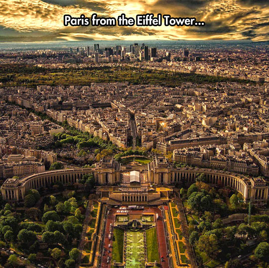 Incredible View Of Paris