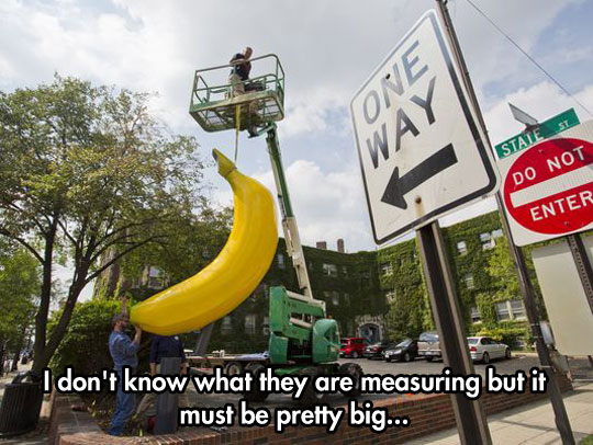 cool-giant-banana-measuring-street