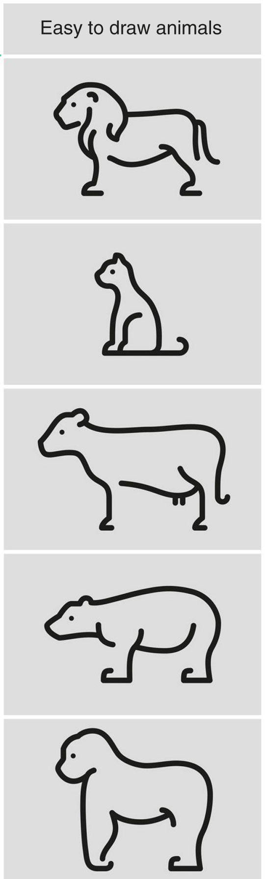 If You Want To Draw Animals This May Work