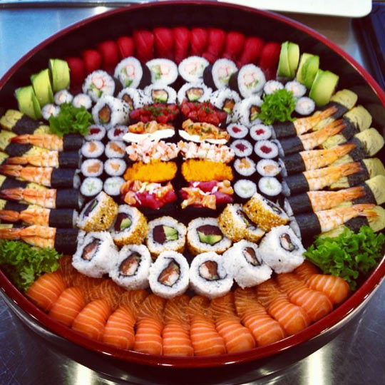 Beautiful Sushi Dish