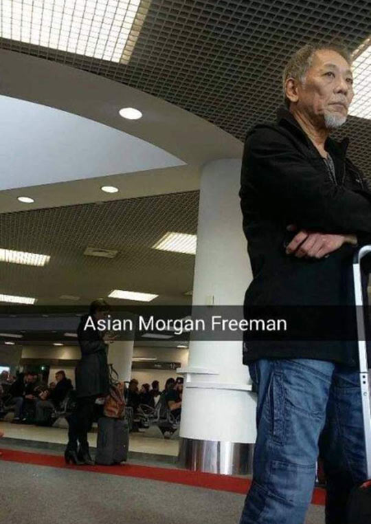 Asian Morgan Freeman