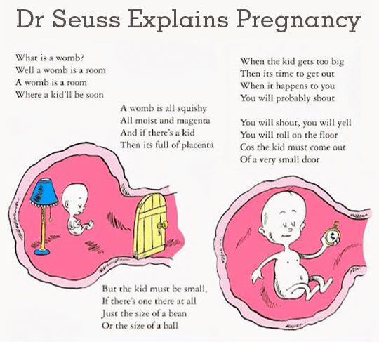 Dr. Seuss Explains Pregnancy