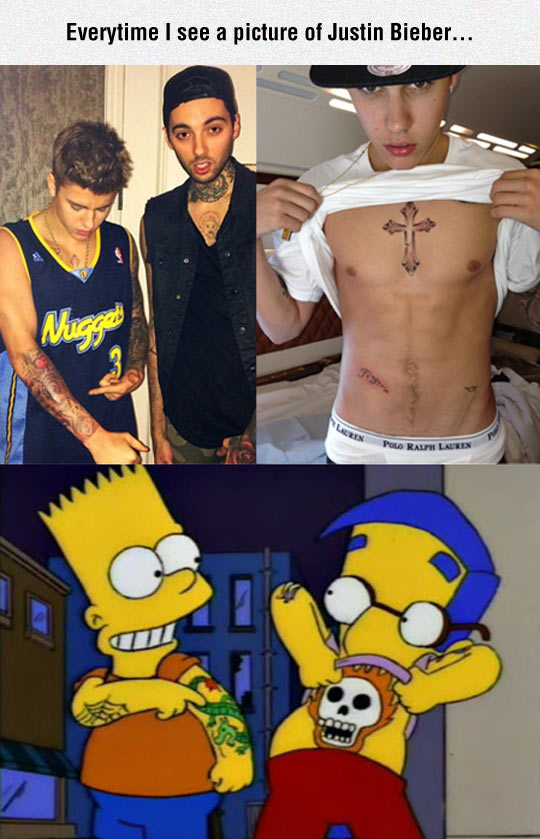 funny-Justin-Bieber-tattoo-Simpsons