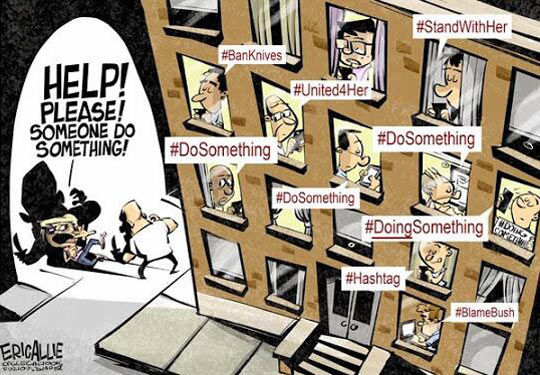 Hashtag Activism Illustrated