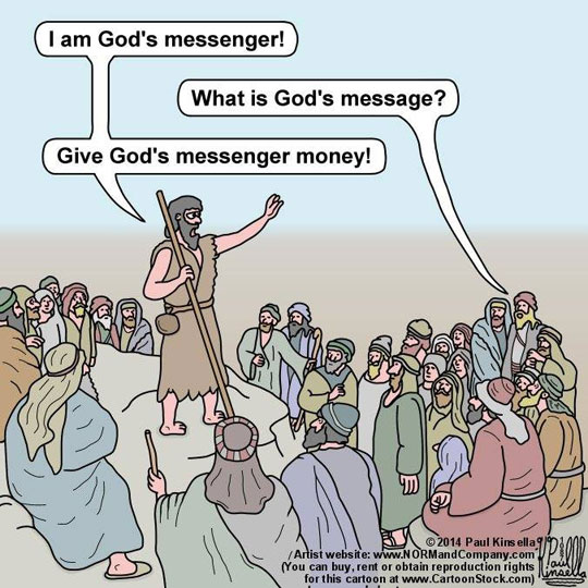 Some God Messengers These Days