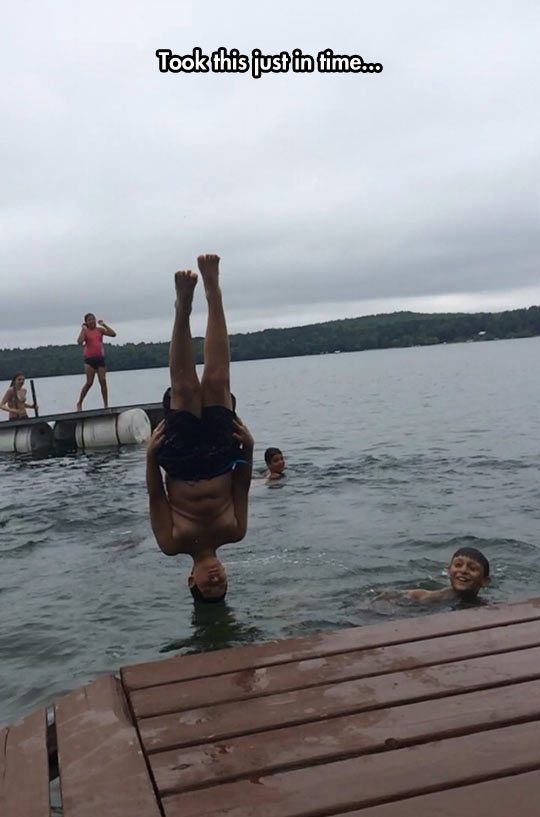 Breakdancing On The Lake