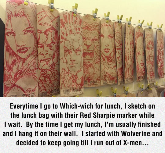 X-Men Lunch Bags