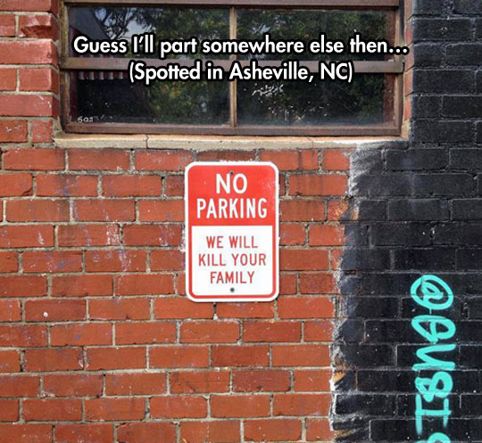 funny-no-parking-sign-warning