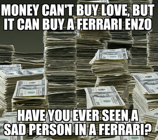 funny-piles-money-happy-Ferrari-Enzo