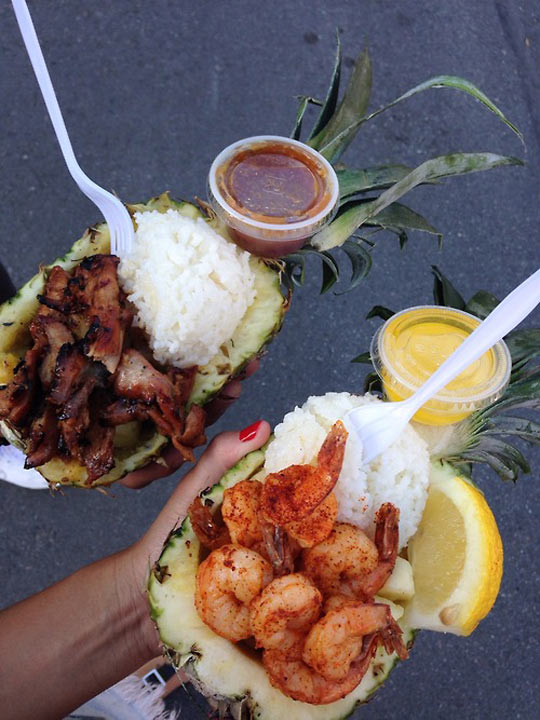 Delicious Pineapple Bowls