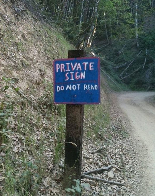 funny-private-sign-forest-road