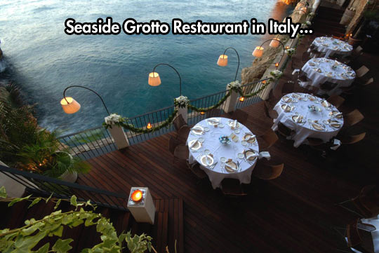 Restaurant Next To The Sea