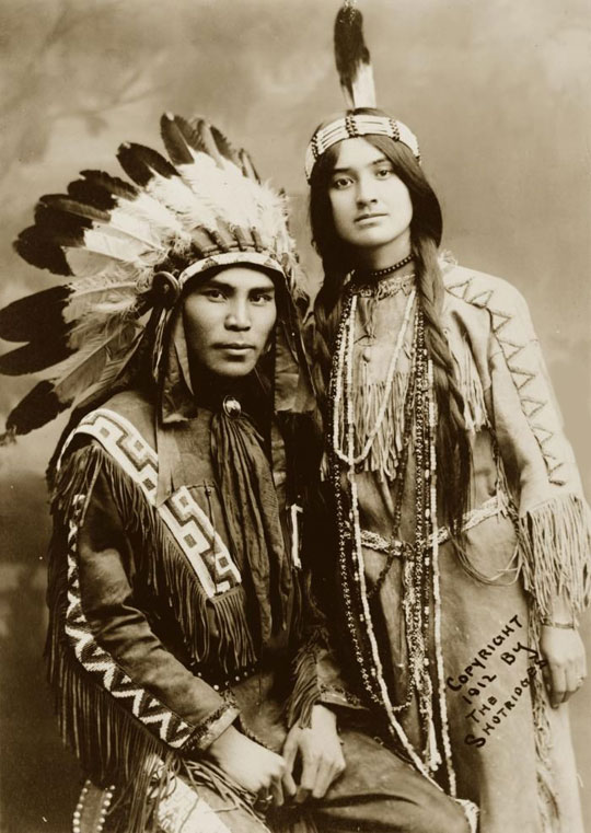 A Good Looking Native American Couple