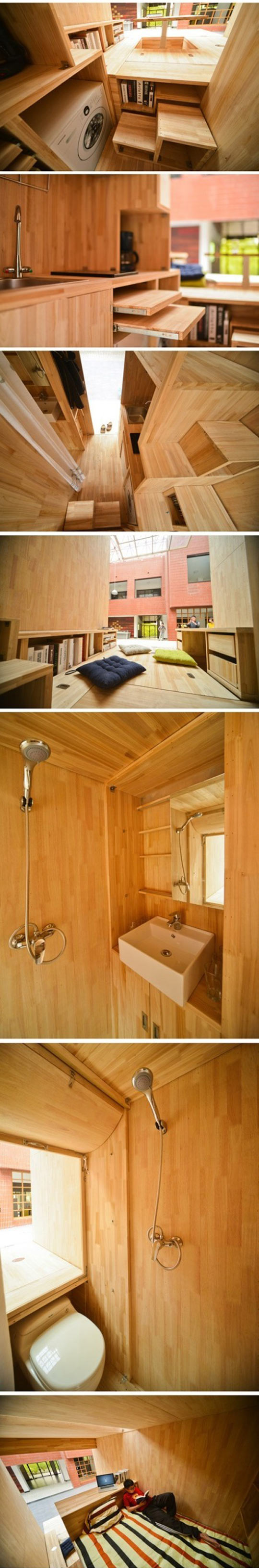 cool-wooden-house-China-small-bed