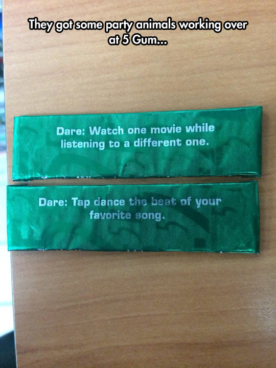 5 Gum Likes To Party Hard