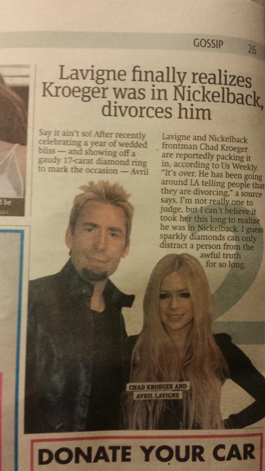 Every Now And Then, The Metro Newspaper Strikes Gold