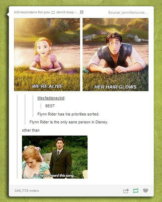 Flynn Rider And His Priorities