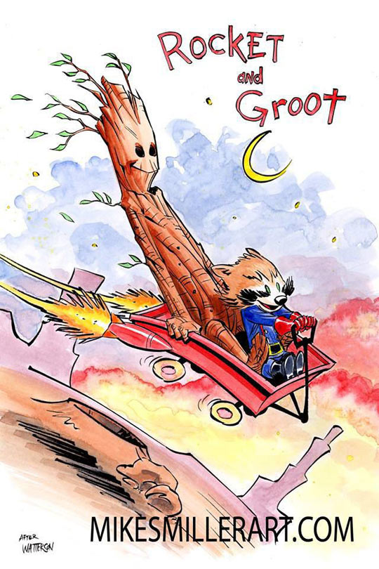funny-Focket-Groot-as-Calvin-Hobbes