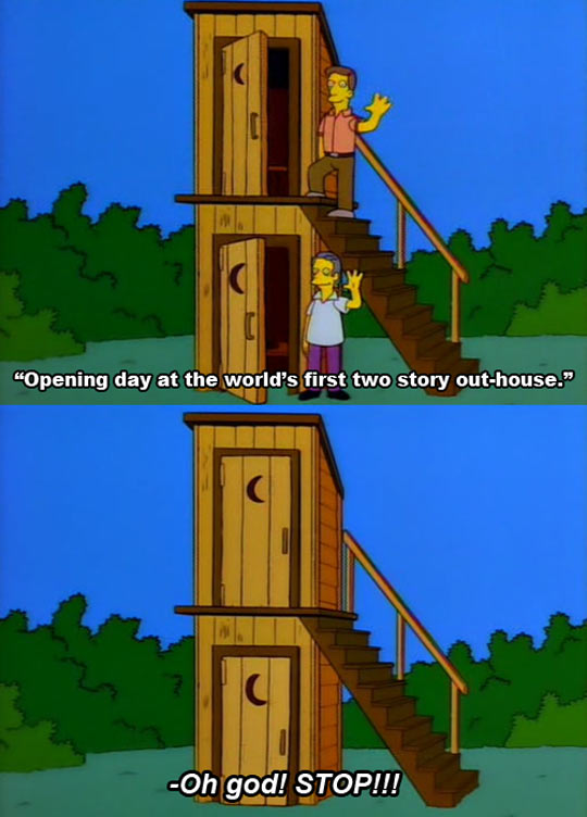 funny-Simpsons-bathroom-two-floors
