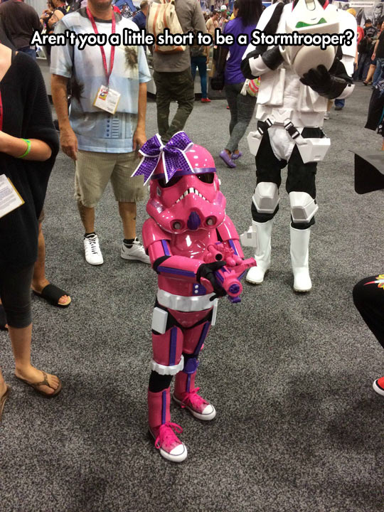 Little Girl Has An Amazing Stormtrooper Cosplay