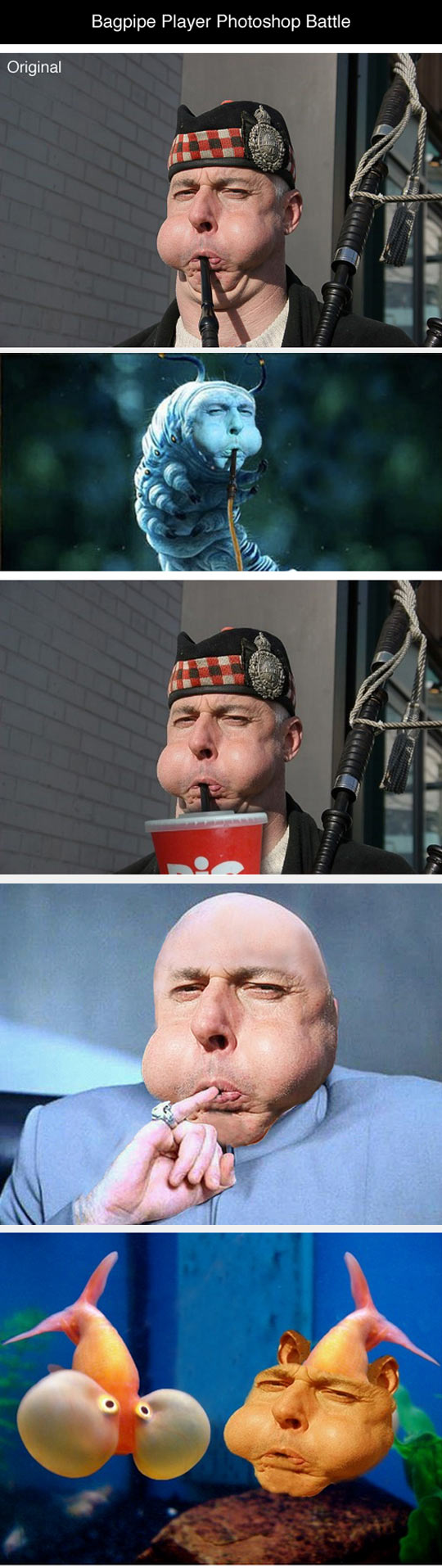 Bagpipe Player Photoshop Battle