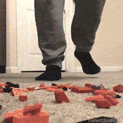How Stepping On A LEGO Feels Like