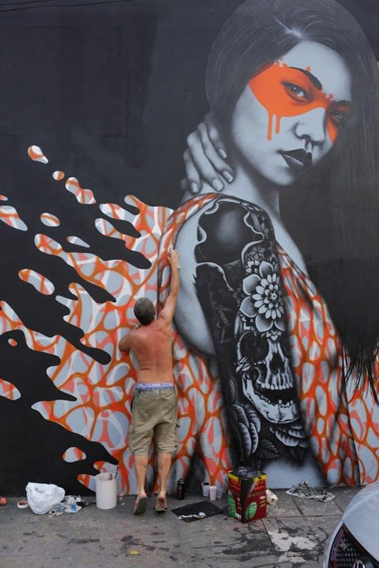 Street Artist In Brazil